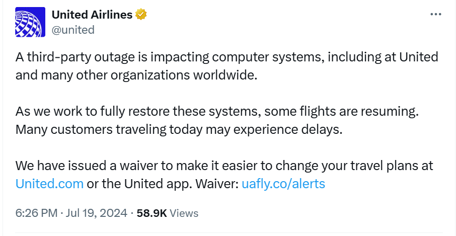 “微软蓝屏”上热搜!这家“肇事”公司股价大跌